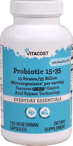Vitacost Probiotic 15 35 15 Strains 35 Billion Cfu† Per Serving