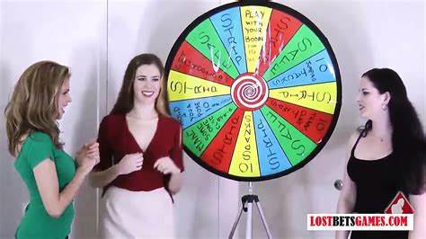 Very Pretty Girls Play A Game Of Strip Spin The Wheel Xhamster
