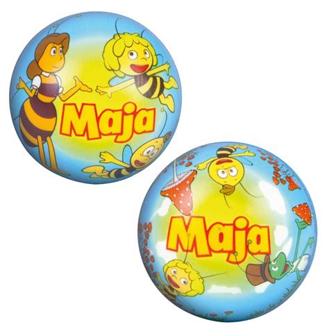 Die fliege walter verliert seine brille, und maja ihre schatzkarte! Softball | Biene Maja | 2 Stück | Spielball | 6 cm | Sport ...