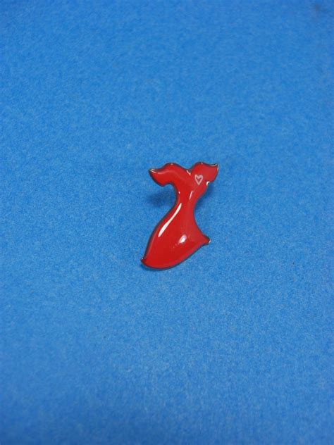 Love Your Heart ♥ Red Dress Pin
