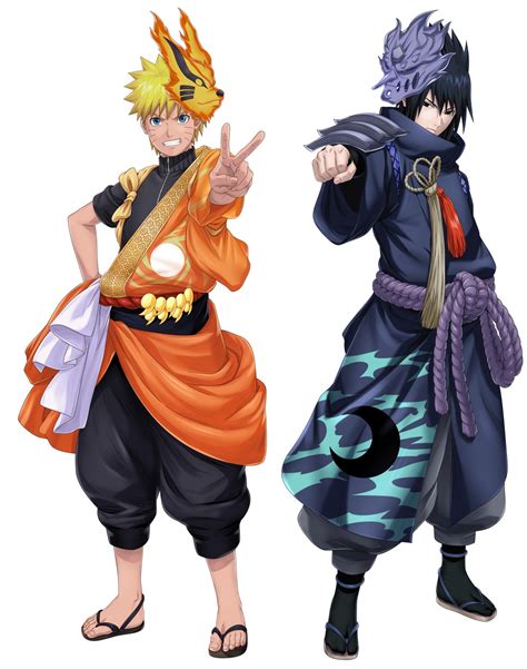 Original Designs From Studio Pierrot First Look At Naruto And Sasuke