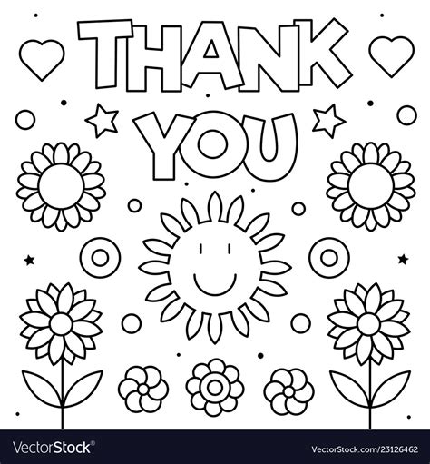 7am.life have about 100 image for your iphone, android or pc desktop. Thank you coloring page black and white Royalty Free Vector