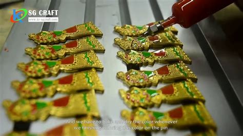 You will be able to tell them apart because the metal is raised from the enamel. How to make hard enamel pin? - YouTube