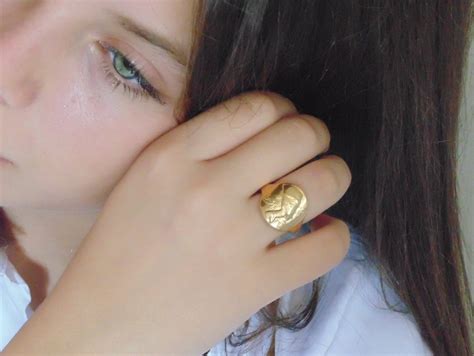 Nefertiti Ring Gold Ring Egyptian Jewelry Ancient Ring Etsy