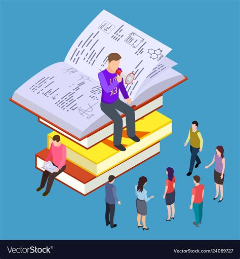 Self Education Training And Teaching Royalty Free Vector