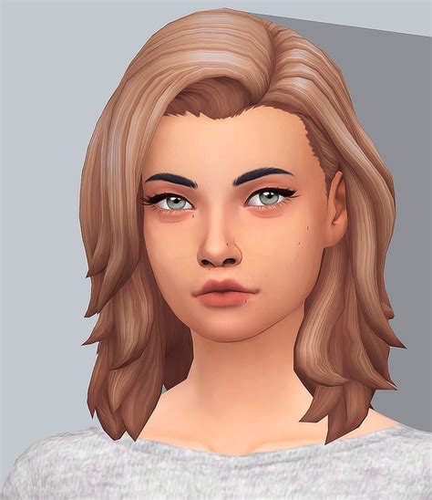 Sims 4 Shoulder Length Hair