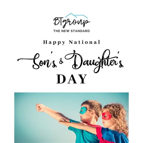 Today We Celebrate National Sons 👦 And Daughters 👧 Day Comment Below