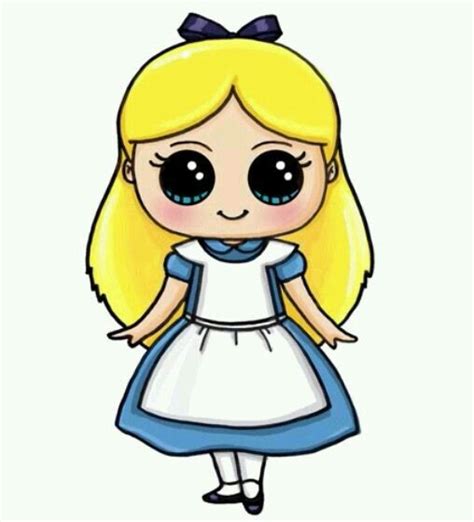 Alice Nel Paese Delle Meraviglie Kawaii Disney Griffonnages Kawaii