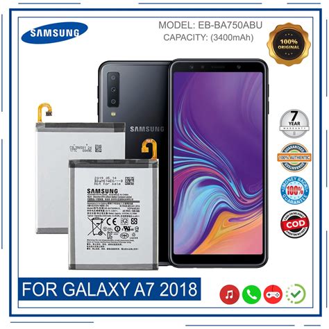 Original Samsung Galaxy A7 2018 Sm A750fds Sm A750fnds Battery
