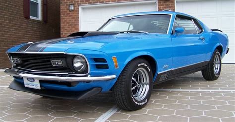 Grabber Blue 1970 Mach 1 Mustang Fastback Blue Mustang Mustang