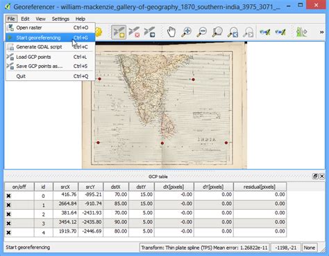 Georeferencing Topo Sheets And Scanned Maps Qgis Tutorials And Tips