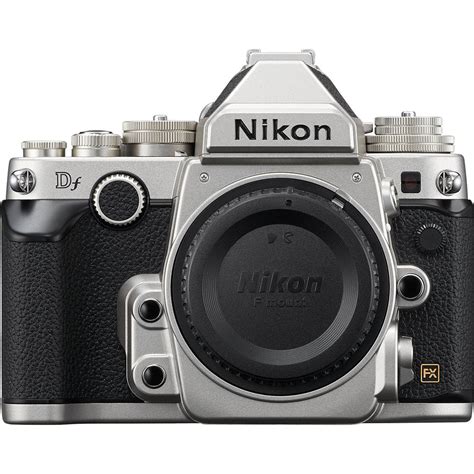 Used Nikon Df Dslr Camera Body Only Silver 1526b Bandh Photo