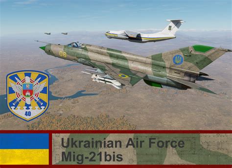 Ukrainian Air Force Mig 21bis 40th Tactical Aviation Brigade Semi