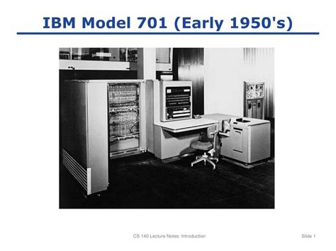 Ppt Ibm Model 701 Early 1950s Powerpoint Presentation Free