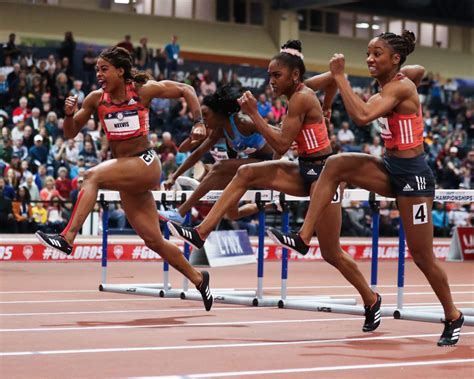 Various forms of competition can be referred to by the term championship. USATF Women's Championships - Track & Field News
