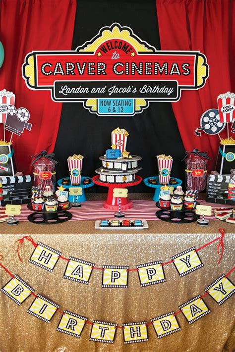 Lights Camera Birthday A Hollywood Movie Party Hostess With The