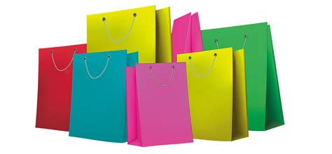 Paper Shopping Bag Colored Shopping Bags Png Download 43072000