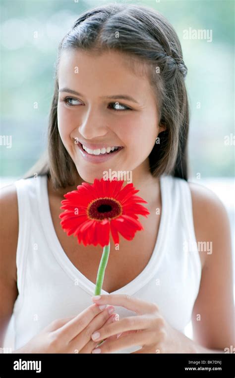 Happy Teenage Girl Stock Photo Alamy