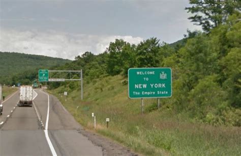 July 2011 Entering New York From Pennsylvania On