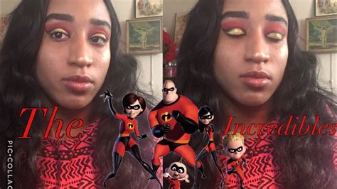 the incredibles inspired makeup look youtube