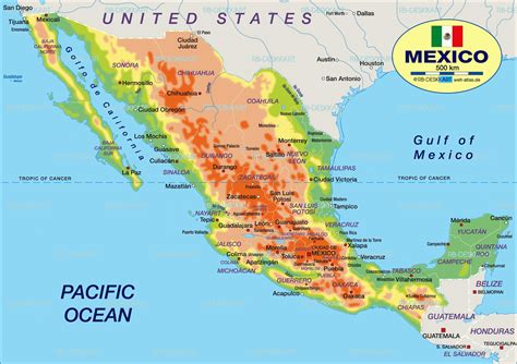 Mexico Mapa Mundo Mapa