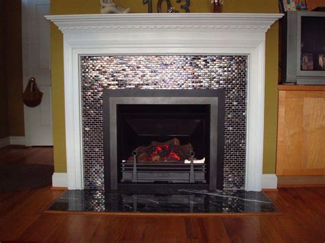 Maybe you would like to learn more about one of these? Glass Tiled High Efficiency Gas Log Fireplace with ...