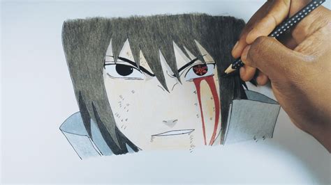 Sasuke Uchiha Sharingan Drawing Free Wallpaper Hd
