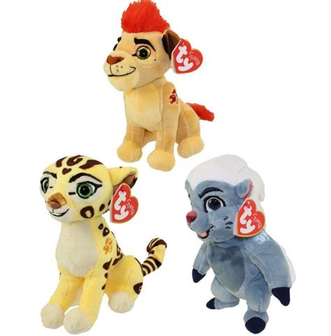 Ty Sparkle Disney Lion Guard Kionfuli And Bunga Beanie Babies Plush Toy