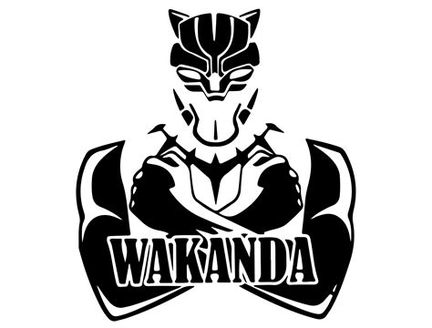 Black Panther Svg Cut File Wakanda Svg Marvel Svg Svg Etsy