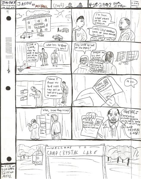 Jason Vs Michael Pg4 By Dw13 Comics On Deviantart