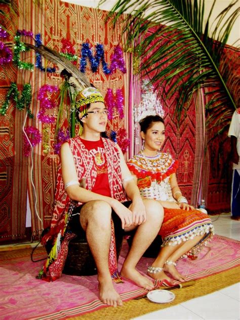 Iban Wedding The Ibans Are Native People Of Borneo Sarawak Malaysia Traditional Wedding
