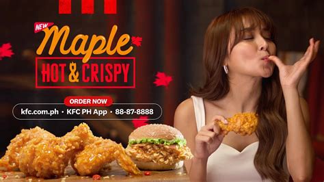 Kfc Maple Hot And Crispy Chicken Youtube