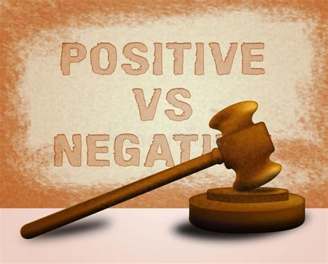 Positive Versus Negative Words Depicting Reflective State Of Mind 3d