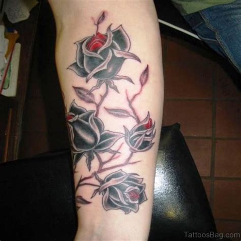 Many elements that can be added are crosses, butterflies, daggers, skulls, vines and even barbed wire. 46 Fabulous Vine Tattoo On Arm