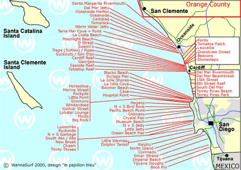 A Map Showing The Location Of Santa Clemente Island And Its Surrounding