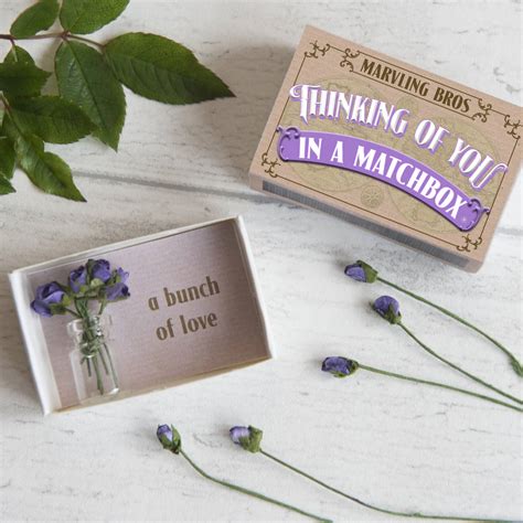Well, fear no more because here are 10 thoughtful gifts that will let your girlfriend know you are thinking of her and make you look like the best boyfriend ever! Thinking Of You Miniature Bouquet Of Paper Roses By ...