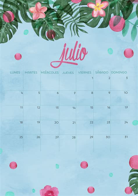 Calendario Julio Ideas De Calendario Calendarios Imprimibles Hot Sex