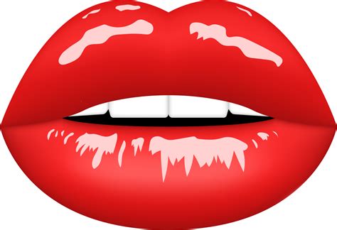 Red Lips Clipart Design Illustration 9397879 Png