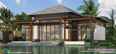 Luxury Small Home Plan 1303 Sq Ft Kerala Home Design And Floor Plans