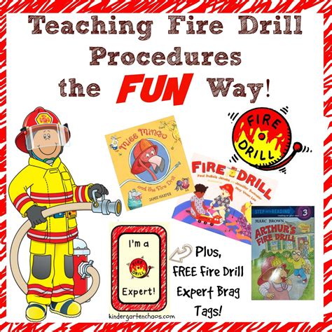 Teaching Fire Drill Procedures The Fun Way For The Classroom Fire