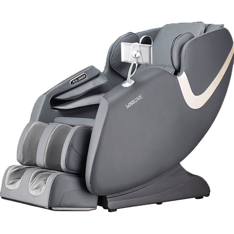 Bosscare 2023 New Massage Chairs With Ai Voice Control Shiatsu Recliner Gray