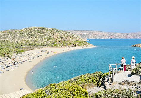 The Palm Beach Of Vai In Eastern Crete