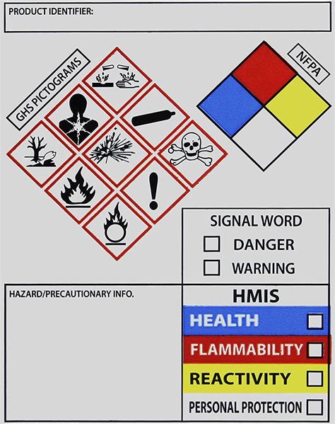 Sds Secondary Container Label Labels Only Roll Of Leemax Safety