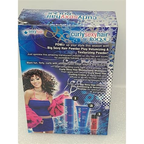 Sexy Hair Ultimate Curly Hair Gift Set Moisturizing Shampoo Curling Cr