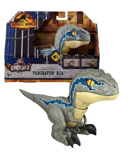 Jurassic World Velociraptor Beta Rowdy Roars Dinosaurio De Mattel Juguetes Panre