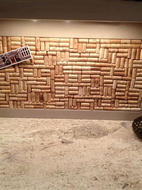 Cork Board Made With Wine Corks Diy Save Some Wine Corks Up And Glue