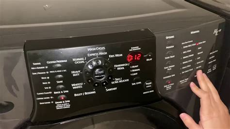 Whirlpoolkenmore Elite He4t Washer Diagnostic Mode Youtube
