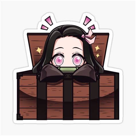 This is another nezuko fanart from kimetsu no yaiba! Pegatina ''Smol Nezuko' de Jinhii in 2021 | Nezuko sticker ...
