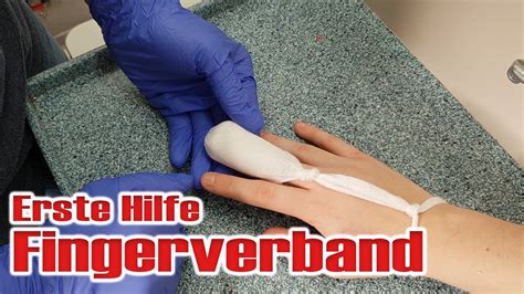 So Verbindest Du Deinen Finger Richtig Fingerverband Erste Hilfe