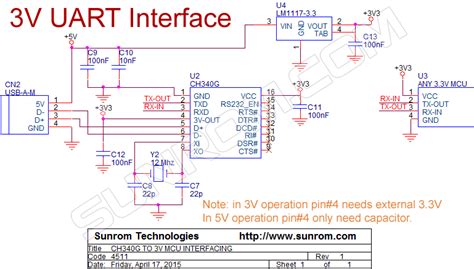 Ch340g Soic16 Usb To Serial Ttl Uart Ic 4511 Sunrom Electronics